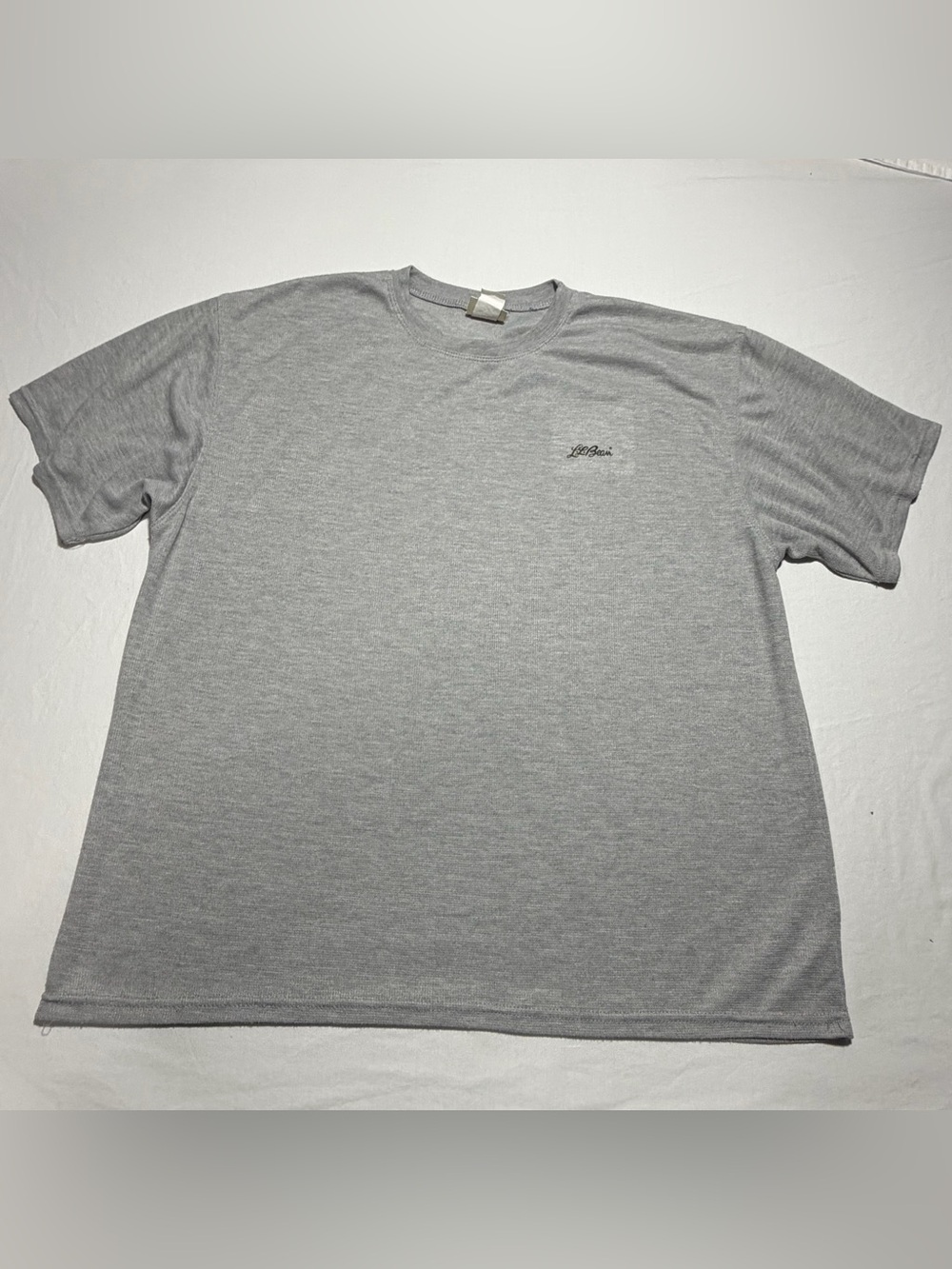 Vintage L.L. Bean Light Gray Short Sleeve Crewneck Tee